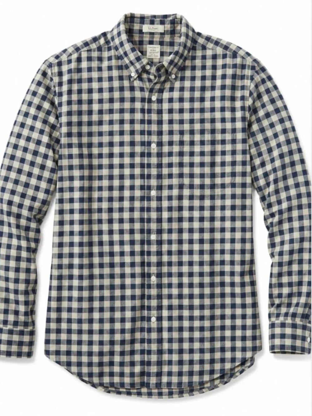 J.Crew Button Down Shirt Slim Fit Gingham Small | Blue Check Cotton | Preppy